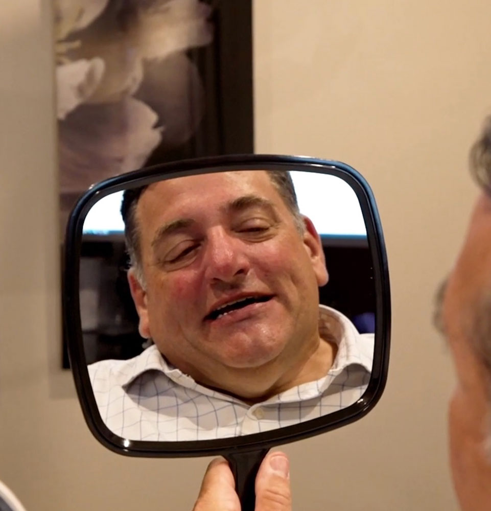 patient smiling