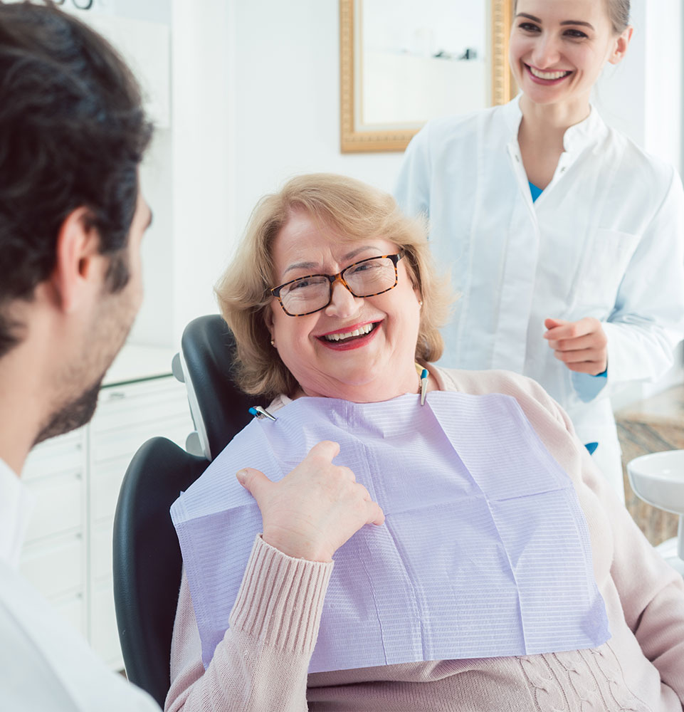 patient undergoing consultation with doctor